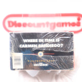WHERE IN TIME IS CARMEN SANDIEGO? NEW & Factory Sealed with Authentic 3-Sided Seam! (Sega Genesis)