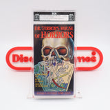 DR. TERROR'S HOUSE OF HORRORS - IGS GRADED 8.5 BOX & 8.5 SEAL! NEW & Factory Sealed with Authentic 3-Sided Seam! (VHS)