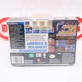NBA SHOWDOWN BASKETBALL - NEW & Factory Sealed with Authentic V-Seam! (SNES Super Nintendo)