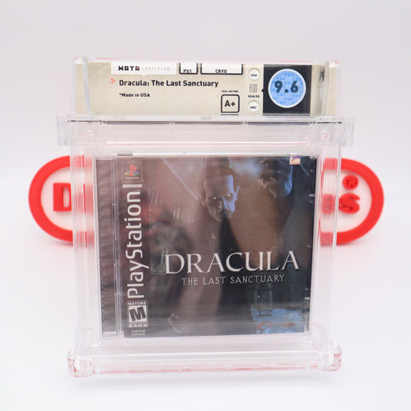 DRACULA: THE LAST SANCTUARY - WATA GRADED 9.6 A+! NEW & Factory Sealed! (PS1 PlayStation 1)