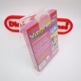 WARIO'S WOODS - NEW & Factory Sealed with Authentic H-Seam! (NES Nintendo)