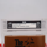 THE GODFATHER PART II 2 (DOUBLE VHS!) IGS GRADED 8 BOX & 8.5 SEAL! NEW & Factory Sealed with Authentic V-Overlap Seam! (VHS)