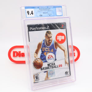 NCAA BASKETBALL 09 2009 - KEVIN LOVE - CGC GRADED 9.4 A+! NEW & Factory Sealed! (PS2 PlayStation 2)