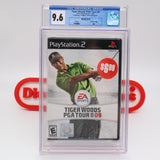 TIGER WOODS PGA TOUR 09 2009 GOLF - CGC GRADED 9.6 A+! NEW & Factory Sealed! (PS2 PlayStation 2)