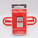 WALT DISNEY PREVIEW TAPE: DINOSAURS - IGS GRADED 8.5 BOX & 8.5 SEAL! NEW & Factory Sealed with Authentic LR Tube Seal! (VHS)