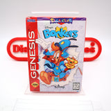 DISNEY'S BONKERS (SEGA CLUB) - NEW & Factory Sealed with Authentic V-Overlap Seam! (Sega Genesis)