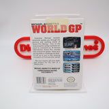 MICHAEL ANDRETTI'S WORLD GP - NEW & Factory Sealed with Authentic H-Seam! (NES Nintendo)