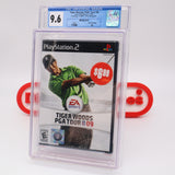 TIGER WOODS PGA TOUR 09 2009 GOLF - CGC GRADED 9.6 A+! NEW & Factory Sealed! (PS2 PlayStation 2)