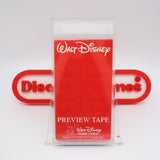 WALT DISNEY PREVIEW TAPE: DINOSAURS - IGS GRADED 8.5 BOX & 8.5 SEAL! NEW & Factory Sealed with Authentic LR Tube Seal! (VHS)