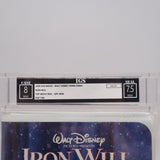 WALT DISNEY'S: IRON WILL - IGS GRADED 8 BOX & 7.5 SEAL! NEW & Factory Sealed with Authentic 3-Sided Seam! (VHS)
