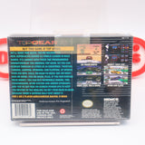 TOP GEAR 2 / TOPGEAR II - NEW & Factory Sealed with Authentic V-Seam! (SNES Super Nintendo)