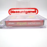 SPIDERMAN / SPIDER-MAN: THE ANIMATED SERIES (with FEATURING Sticker!) CGC PEDIGREE COLLECTION GRADED! NEW & Factory Sealed with Authentic V-Overlap Seam! (Sega Genesis)