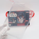 SUPER STAR WARS - JVC FIRST / EARLIEST PRINT! NEW & Factory Sealed with Authentic V-Seam! (SNES Super Nintendo)