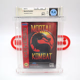 MORTAL KOMBAT 1 I (THE ORIGINAL!) WATA GRADED 9.4 B+! NEW & Factory Sealed with Authentic V-Overlap Seam! (Sega Genesis)