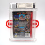 MORTAL KOMBAT 1 I (THE ORIGINAL!) WATA GRADED 9.4 B+! NEW & Factory Sealed with Authentic V-Overlap Seam! (Sega Genesis)