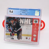 NHL BREAKAWAY 98 1998 HOCKEY - CGC GRADED 9.6 A++! NEW & Factory Sealed with Authentic V-Overlap Seam! (N64 Nintendo 64)