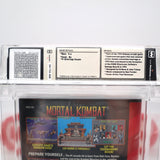 MORTAL KOMBAT 1 I (THE ORIGINAL!) WATA GRADED 9.4 B+! NEW & Factory Sealed with Authentic V-Overlap Seam! (Sega Genesis)