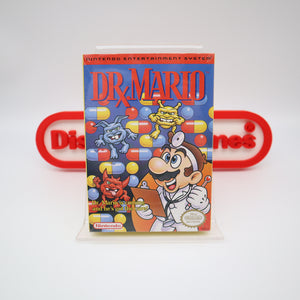 DR. MARIO - NEW & Factory Sealed with Authentic H-Seam! (NES Nintendo)  EARLY PRINT!