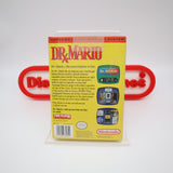 DR. MARIO - NEW & Factory Sealed with Authentic H-Seam! (NES Nintendo)  EARLY PRINT!