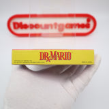 DR. MARIO - NEW & Factory Sealed with Authentic H-Seam! (NES Nintendo)  EARLY PRINT!