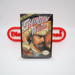 SHINGEN THE RULER - NEW & Factory Sealed with Authentic H-Seam! (NES Nintendo)
