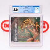 DISNEY'S TARZAN - CGC GRADED 8.0 A+! NEW & Factory Sealed! (PS1 PlayStation 1)