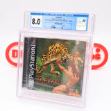 DISNEY'S TARZAN - CGC GRADED 8.0 A+! NEW & Factory Sealed! (PS1 PlayStation 1)