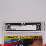 ROAD TRIP: UNRATED UNCENSORED VERSION - IGS GRADED 8.5 BOX & 8 SEAL! NEW & Factory Sealed with Authentic 3-Sided Seam! (VHS)