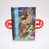 ADVENTURES OF BATMAN & ROBIN, THE - NEW & Factory Sealed with Authentic V-Overlap Seam! (Sega CD)