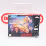 STAR TREK THE NEXT GENERATION: FUTURE'S PAST - NEW & Factory Sealed with Authentic V-Seam! (SNES Super Nintendo)