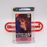 STEVIE NICKS IN CONCERT - IGS GRADED 8 BOX & 8 SEAL! NEW & Factory Sealed with Authentic V-Overlap Seam! (VHS)