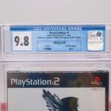 SOULCALIBUR II / SOUL CALIBUR 2 JAPANESE VERSION - CGC GRADED 9.8 A++! NEW & Factory Sealed! (PS2 PlayStation 2)