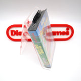 HARD DRIVIN' / HARD DRIVING RACING (EARLY MIJ CLAMSHELL CASE!) NEW & Factory Sealed with Authentic Tube Seam! (Sega Genesis)