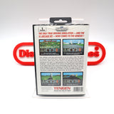 HARD DRIVIN' / HARD DRIVING RACING (EARLY MIJ CLAMSHELL CASE!) NEW & Factory Sealed with Authentic Tube Seam! (Sega Genesis)