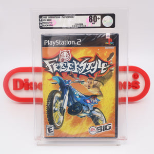 FREEKSTYLE / FREEK STYLE BMX RACING - VGA GRADED 80+ NM SILVER! NEW & Factory Sealed! (PS2 PlayStation 2)