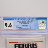 FERRIS BUELLER'S DAY OFF - CGC GRADED 9.6 A+! NEW & Factory Sealed with Authentic V-Overlap Seam! (VHS)