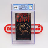 MORTAL KOMBAT: THE MOVIE - CGC GRADED 9.4 A++! NEW & Factory Sealed with Authentic V-Overlap Seam! (VHS)