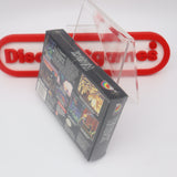 BEWARE THE ULTIMATE EVIL OF WARLOCK - NEW & Factory Sealed with Authentic V-Seam! (SNES Super Nintendo)