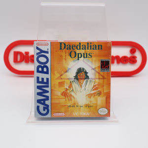 DAEDALIAN OPUS - NEW & Factory Sealed with Authentic H-Seam! (Game Boy Original)