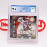NFL GAME DAY 2003 - TOM BRADY COVER - CGC GRADED 9.9 A++! NEW & Factory Sealed! (PS1 PlayStation 1)