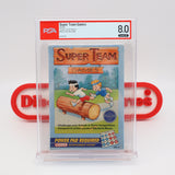 SUPER TEAM GAMES (ROUND SOQ) - PSA / WATA GRADED 8.0 B+! NEW & Factory Sealed with Authentic H-Seam! (NES Nintendo)