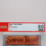 SUPER TEAM GAMES (ROUND SOQ) - PSA / WATA GRADED 8.0 B+! NEW & Factory Sealed with Authentic H-Seam! (NES Nintendo)