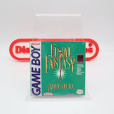 FINAL FANTASY ADVENTURE - NEW & Factory Sealed with Authentic H-Seam! (Game Boy Original)