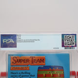 SUPER TEAM GAMES (ROUND SOQ) - PSA / WATA GRADED 8.0 B+! NEW & Factory Sealed with Authentic H-Seam! (NES Nintendo)