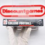 BILL WALSH COLLEGE FOOTBALL - NEW & Factory Sealed with Authentic V-Seam! (SNES Super Nintendo)
