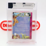 DISNEY'S THE JUNGLE BOOK - WATA GRADED 9.6 A++! NEW & Factory Sealed! (Sega Game Gear)