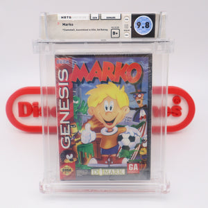 MARKO (SOCCER ACTON ADVENTURE!) - WATA GRADED 9.8 B+! NEW & Factory Sealed! (Sega Genesis)