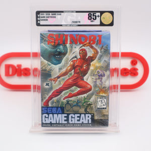 SHINOBI - VGA GRADED 85+ NM+ GOLD! NEW & Factory Sealed! (Sega Game Gear)