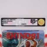 SHINOBI - VGA GRADED 85+ NM+ GOLD! NEW & Factory Sealed! (Sega Game Gear)