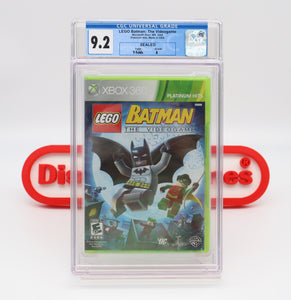 LEGO BATMAN: THE VIDEOGAME - CGC GRADED 9.2 A! NEW & Factory Sealed! (XBox 360)
